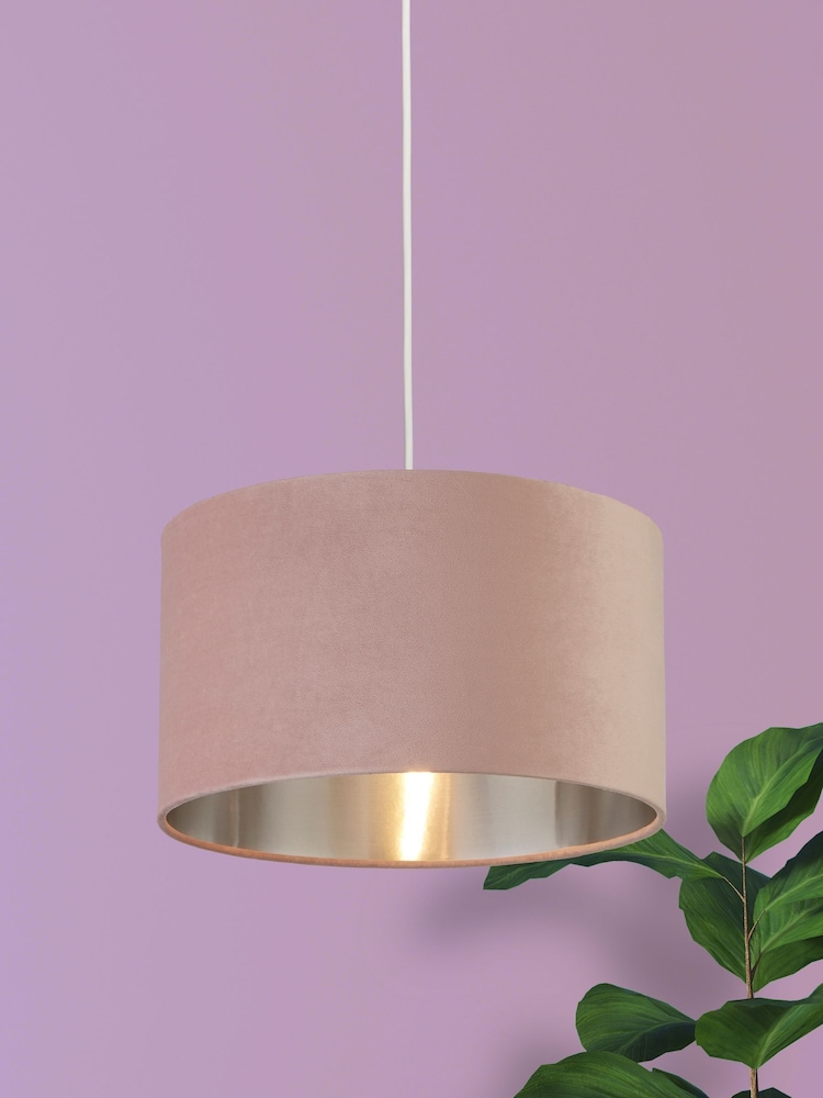 Searchlight Josie Pink Velvet Easy Fit Shade - Image 1 of 3