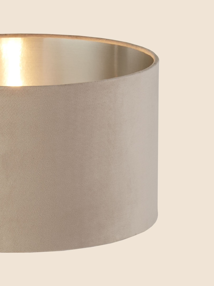 Searchlight Josie Taupe Velvet Easy Fit Shade - Image 3 of 3