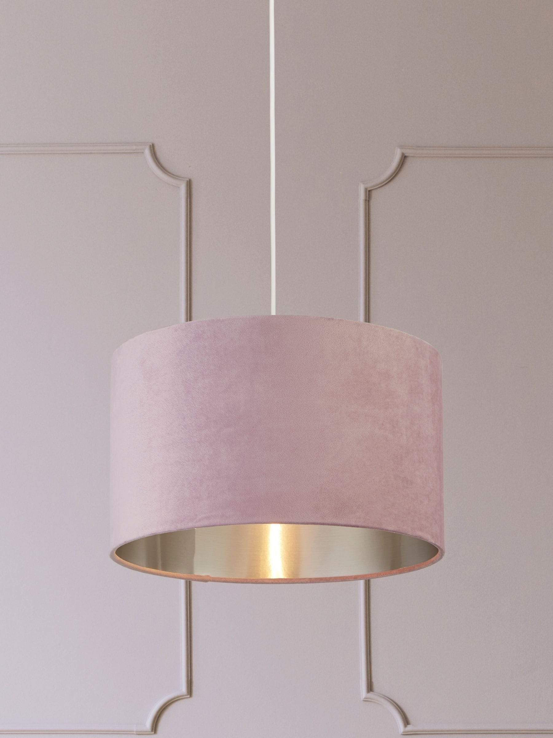 Mauve lampshade next outlet