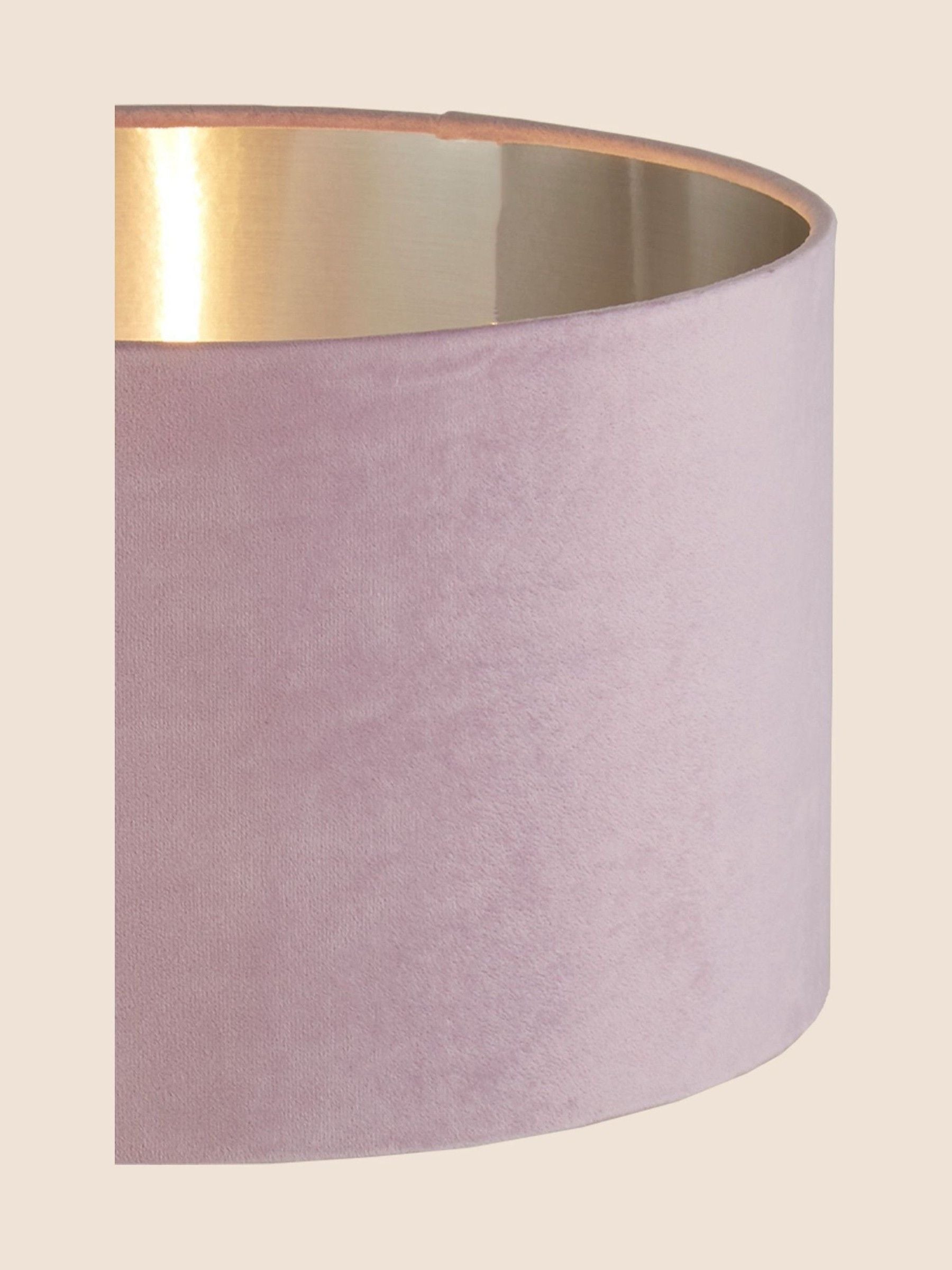Buy Searchlight Josie Lilac Purple Velvet Easy Fit Shade from the Next UK online shop