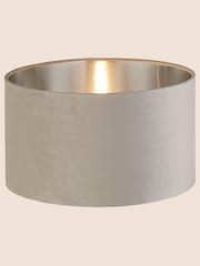 Searchlight Josie Light Grey Velvet Easy Fit Shade - Image 2 of 3