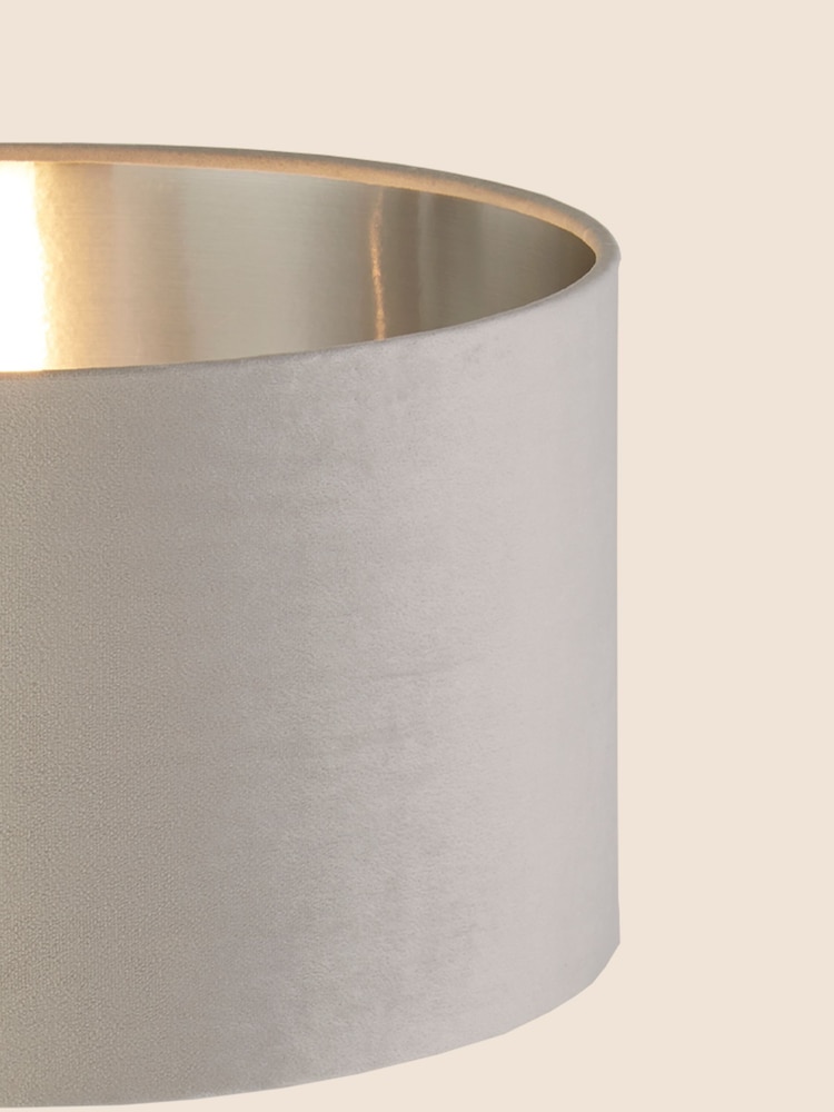 Searchlight Josie Light Grey Velvet Easy Fit Shade - Image 3 of 3