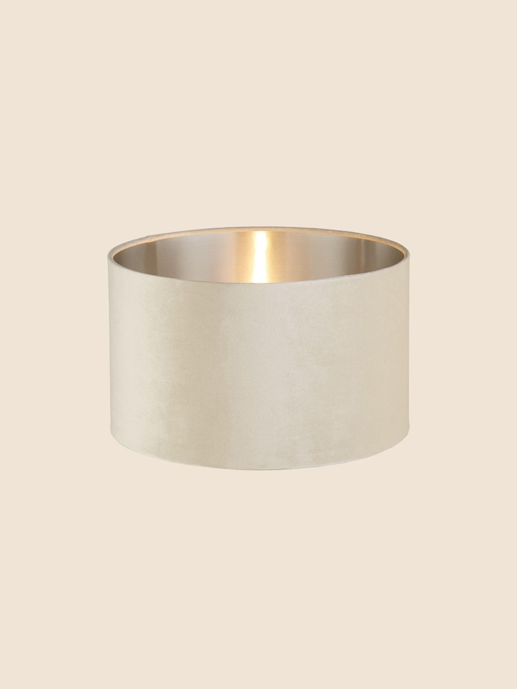 Searchlight Josie Cream Velvet Easy Fit Shade - Image 2 of 3