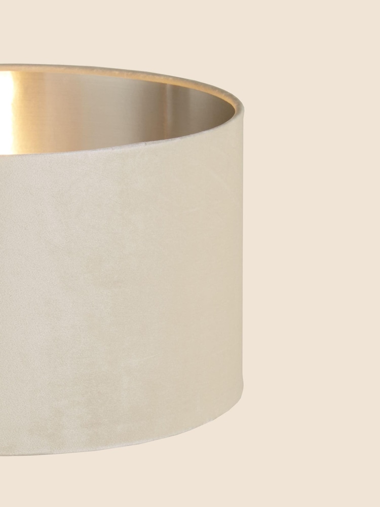 Searchlight Josie Cream Velvet Easy Fit Shade - Image 3 of 3