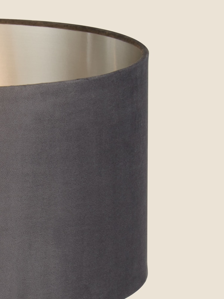Searchlight Josie Grey Velvet Easy Fit Shade - Image 3 of 3