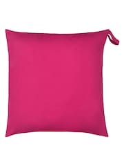 furn. Pink Plain Large Water UV Resistant Outdoor Floor Cushion - Image 1 of 3