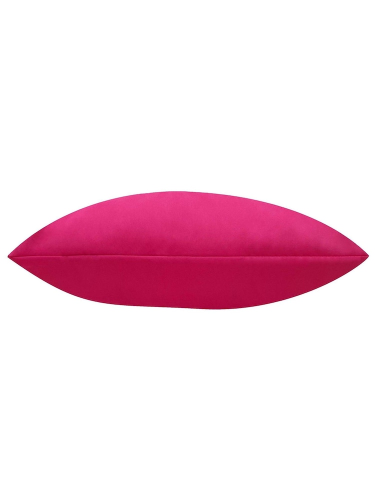 furn. Pink Plain Large Water UV Resistant Outdoor Floor Cushion - Image 2 of 3