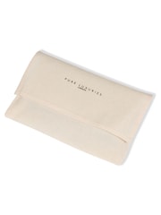 Pure Luxuries London Tan Asteris Cashmere & Merino Wool Pashmina Scarf - Image 4 of 4