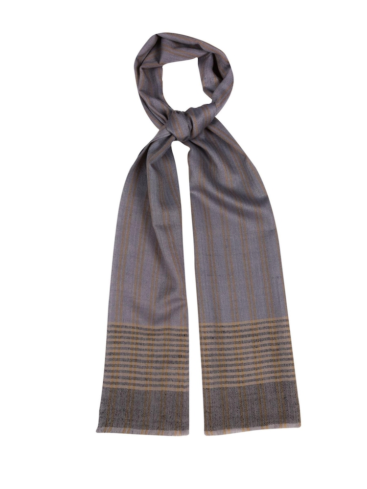 Pure Luxuries London Grey Aspect Cashmere & Merino Wool Pashmina - Image 1 of 2