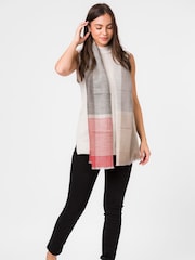 Pure Luxuries London Grey Neptune Cashmere & Merino Wool Pashmina Scarf - Image 1 of 1