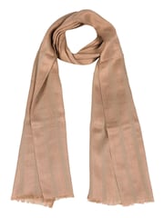 Pure Luxuries London Cream Moon Cashmere & Merino Wool Scarf - Image 1 of 4