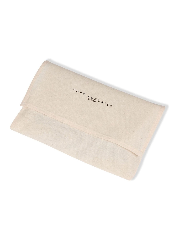 Pure Luxuries London Cream Moon Cashmere & Merino Wool Scarf - Image 2 of 4