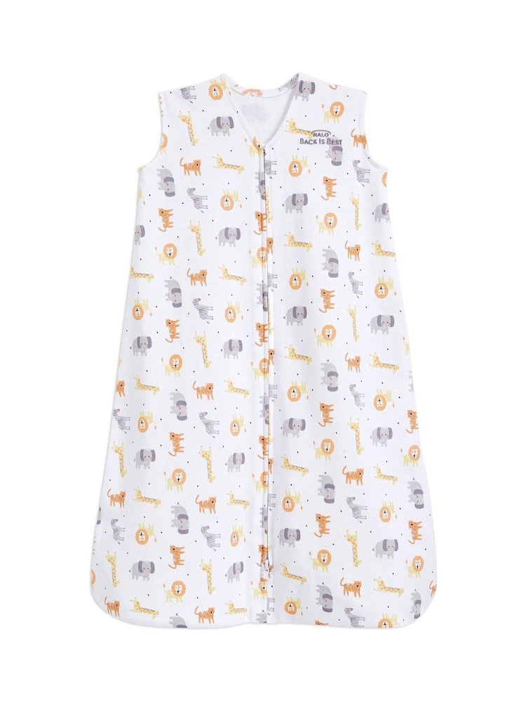 Halo White SleepSack 0.5 TOG 100% Cotton Sleeping Bag - Image 5 of 13