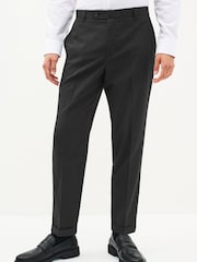 Black Wide Leg Stretch Smart Trousers - Image 1 of 8