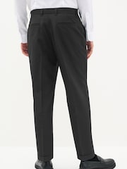 Black Wide Leg Stretch Smart Trousers - Image 3 of 8