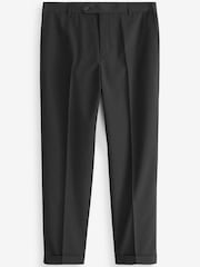 Black Wide Leg Stretch Smart Trousers - Image 6 of 8