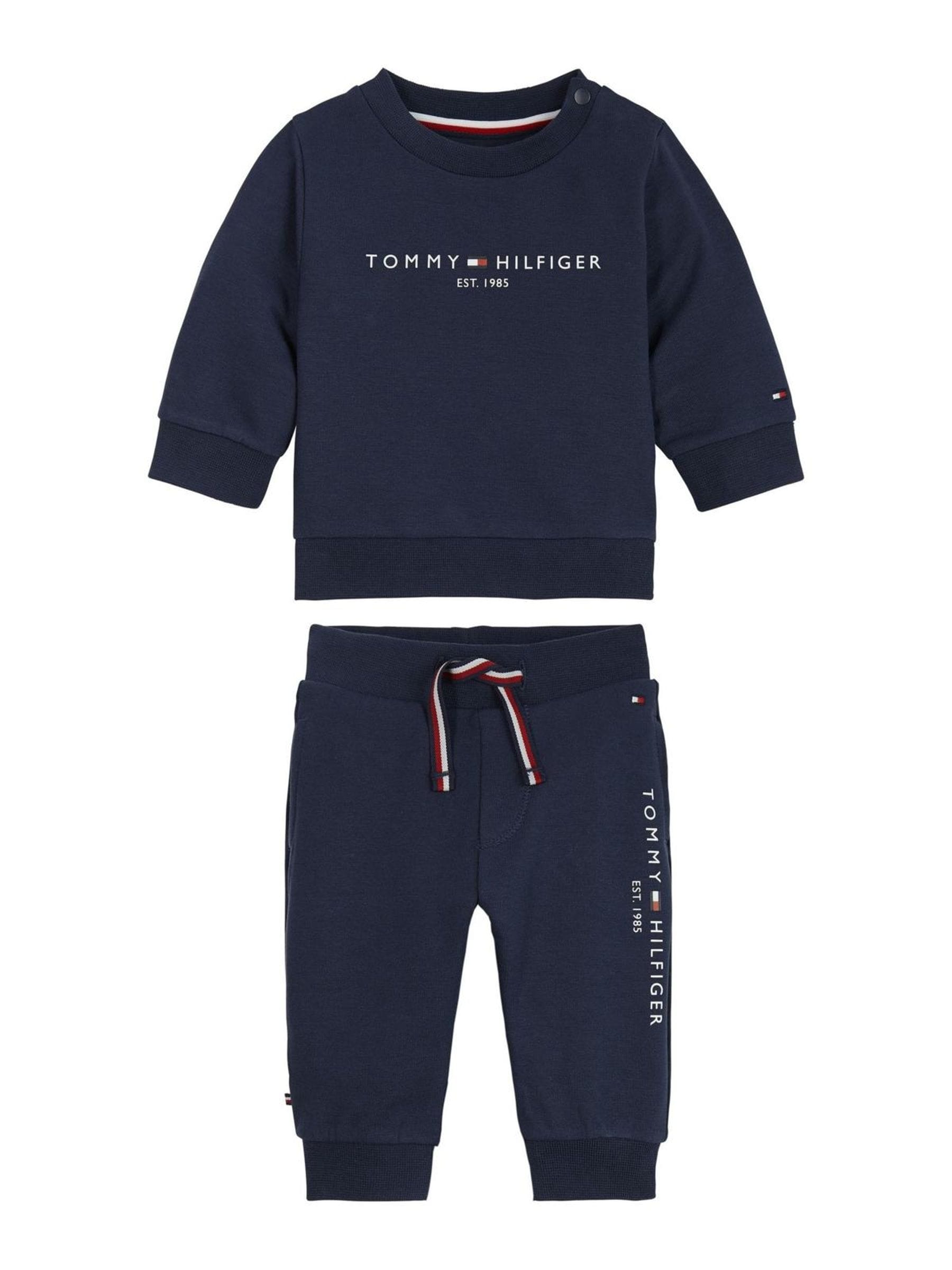 Navy tommy hilfiger tracksuit new arrivals