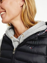 Tommy Hilfiger Black Heritage Lightweight Down Gilet - Image 3 of 4