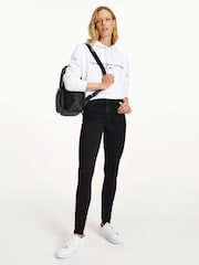 Tommy Hilfiger Black Harlem High Waisted Th Flex Skinny Jeans - Image 1 of 4