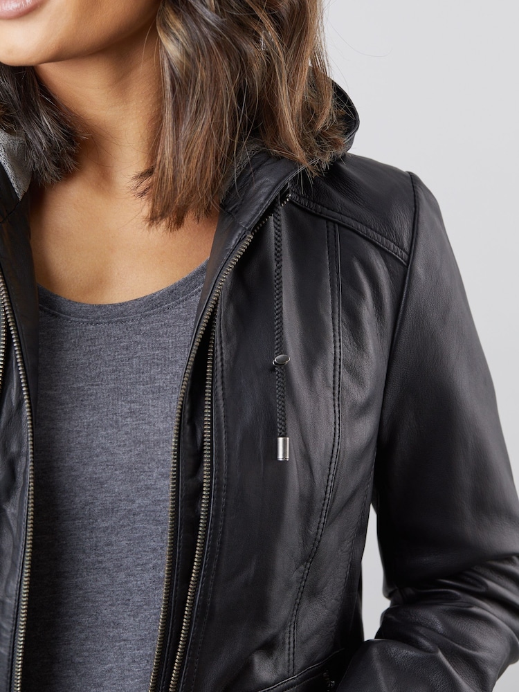 Lakeland Leather Abbeytown À capuche Veste en cuir - Image 6 of 8
