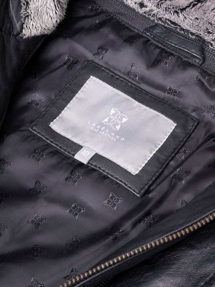 Lakeland Leather Abbeytown Lederjacke mit Kapuze - Bild 8 von 8 Lakeland Leather Abbeytown Lederjacke mit Kapuze - Bild 8 von 8