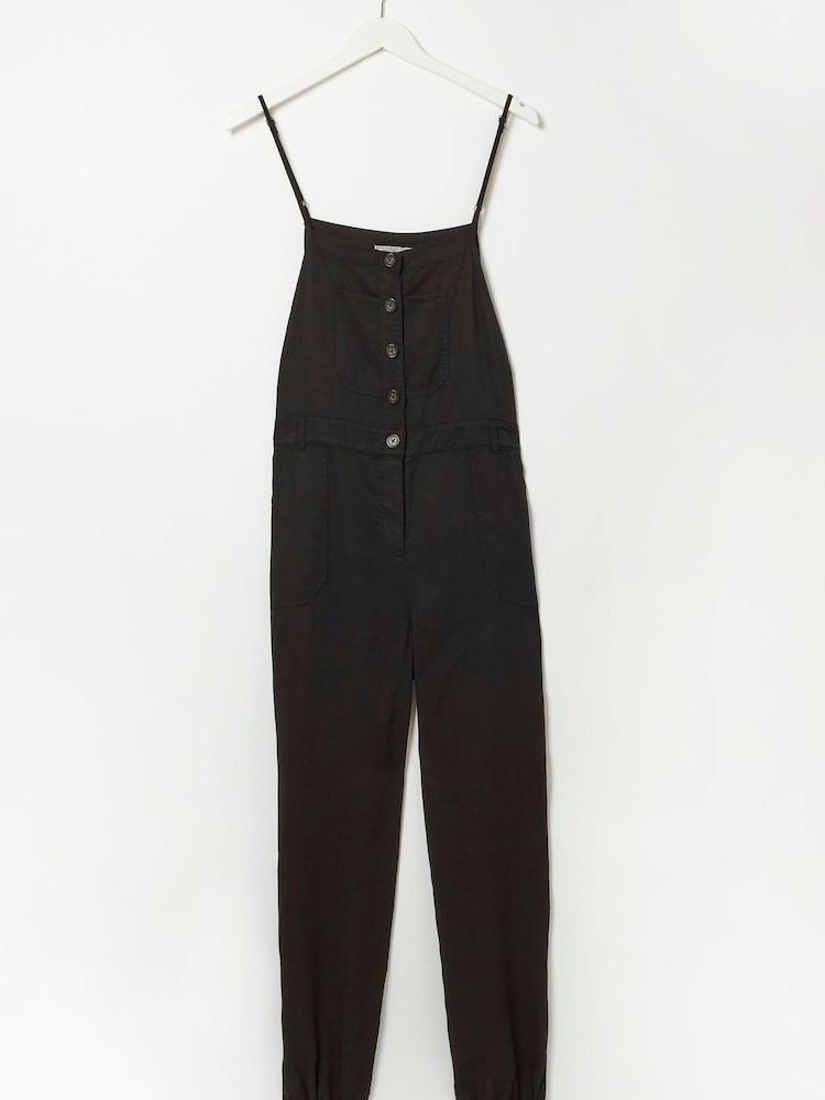 FatFace Black Carrie Tencel Jumpsuit - Image 4 of 4