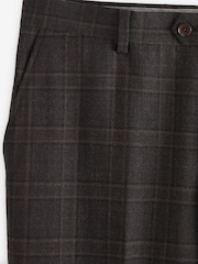 Braun - Signature Karierter Anzug im Regular-Fit aus Tollegno-Wolle: Hose - Bild 8 von 8
