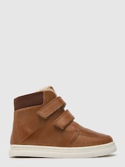 Schuh Brown Capital Cupsole Boots - Image 1 of 4