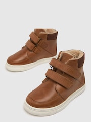 Schuh Brown Capital Cupsole Boots - Image 3 of 4