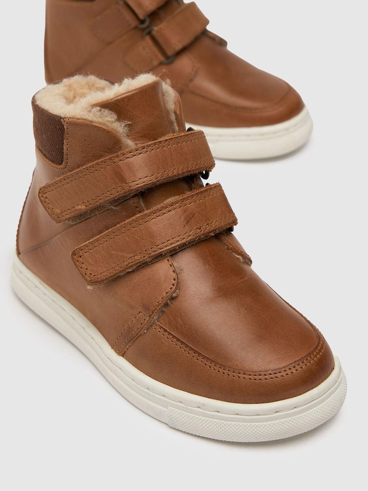 Schuh Brown Capital Cupsole Boots - Image 4 of 4