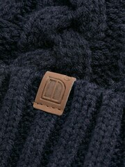 Navy Blue Knitted Pom Hat (1-16yrs) - Image 2 of 2