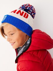 Navy England License Pom Hat (1-16yrs) - Image 1 of 6