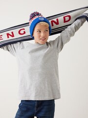 Navy England License Pom Hat (1-16yrs) - Image 3 of 6