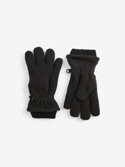 Schwarz - Fleece-Handschuhe (3–16 J.) - Bild 1 von 1