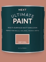 Deep Coral Ultimate® Multi-Surface Peel & Stick Paint Sample - Image 1 of 5