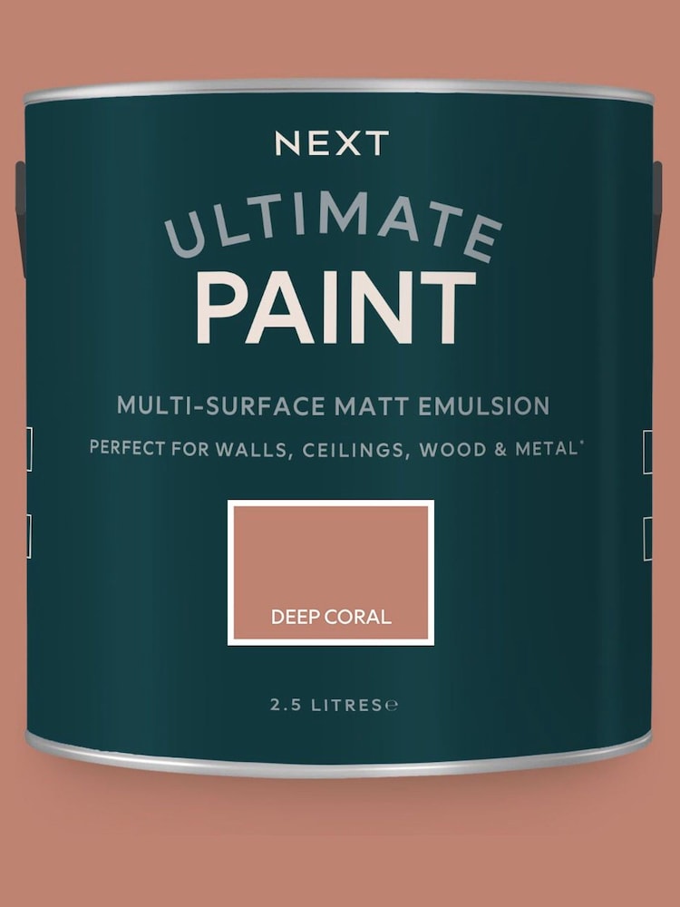 Deep Coral Ultimate® Multi-Surface Peel & Stick Paint Sample - Image 1 of 5