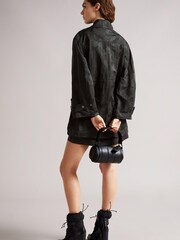 Ted Baker Green Camo Jacquard Hunting Jacket - Image 2 of 5