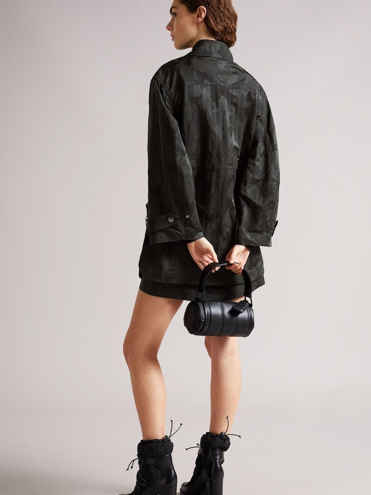 Ted Baker Green Camo Jacquard Hunting Jacket - Image 2 of 5
