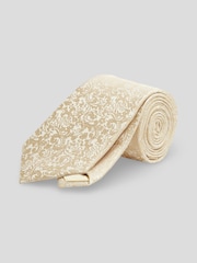 MOSS Gold Floral Swirl Tie - Image 1 of 2