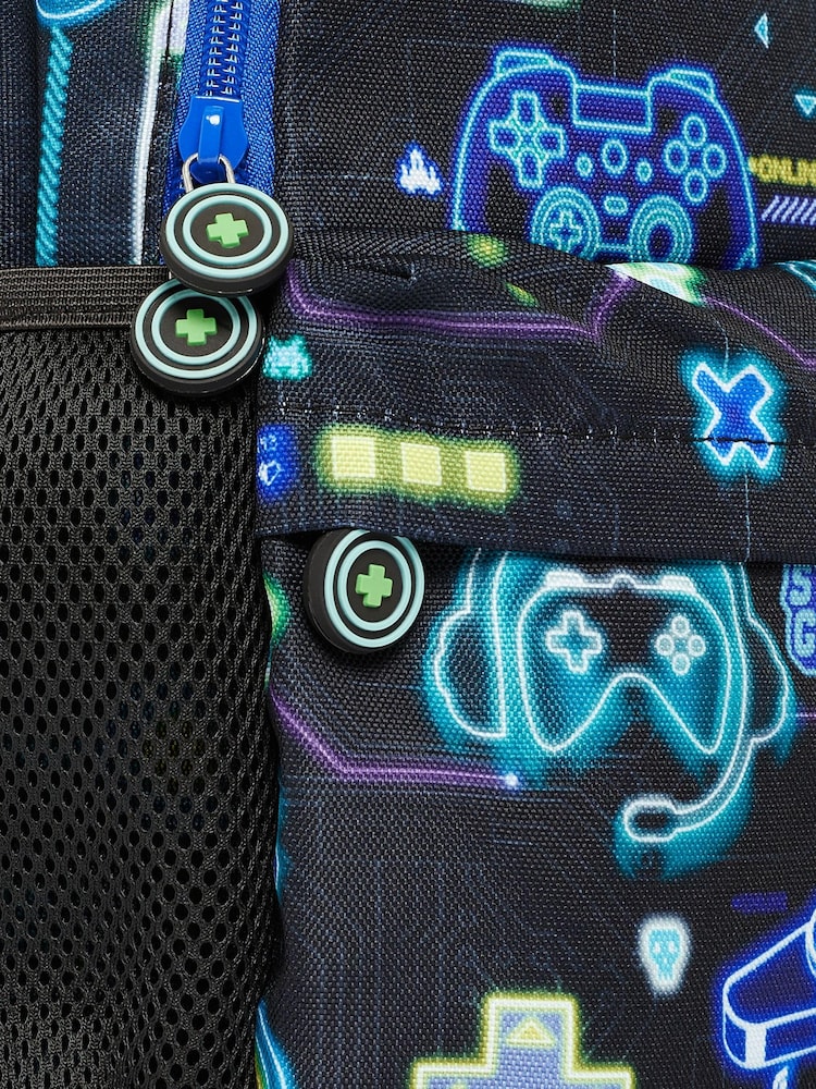 Blue Gamer Backpack - Image 4 of 4