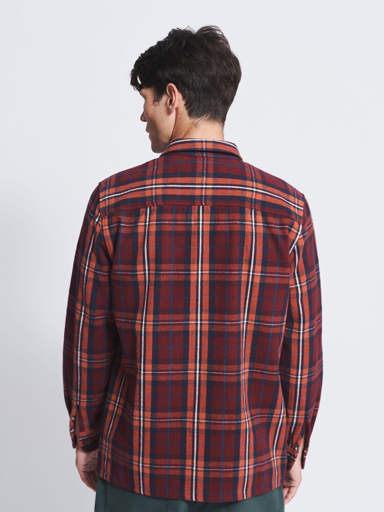 Aubin Bircham Heavyweight Flannel Overshirt - Image 2 of 5 Aubin Bircham Heavyweight Flannel Overshirt - Image 2 of 5