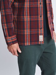 Aubin Bircham Heavyweight Flannel Overshirt - Image 4 of 5