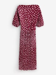 Never Fully Dressed Red Deer Tilly Petite Dress - Image 5 of 5