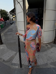Never Fully Dressed Black Paisley Tilly Dress - Image 3 of 4