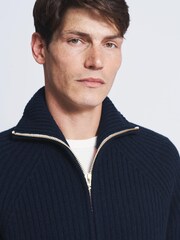 Aubin Barley Zip Through Cardigan - Image 3 of 5