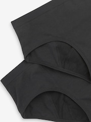 Black Briefs 2 Pack Teen Heavy Flow Period Pants (7-16yrs) - Image 4 of 4