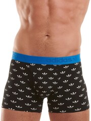 adidas Originals Black Comfort Flex Cotton 2 Pack Boxers - Image 1 of 8