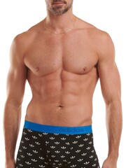 adidas Originals Black Comfort Flex Cotton 2 Pack Boxers - Image 6 of 8