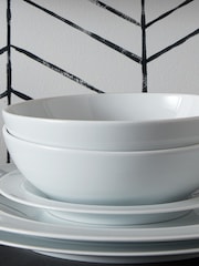 Denby White 12 Piece Dinner Set - Image 2 of 4