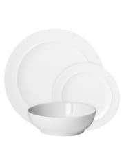 Denby White 12 Piece Dinner Set - Image 3 of 4